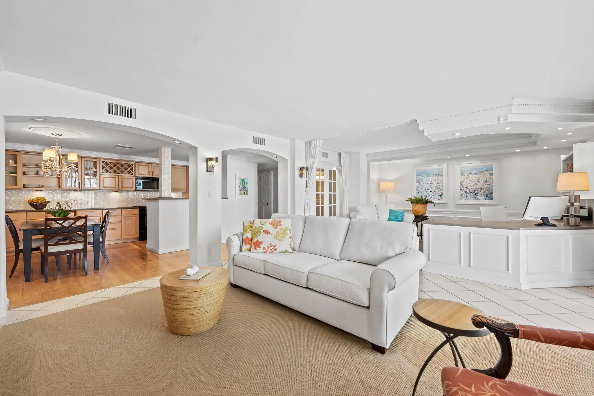 Spacious Living/Office/Den area