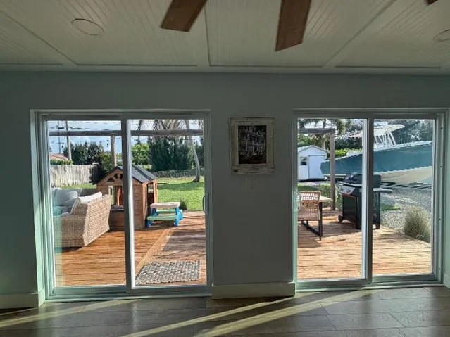 Family room view