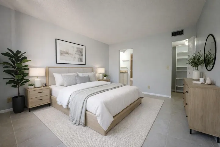 Primary bedroom-virtually staged