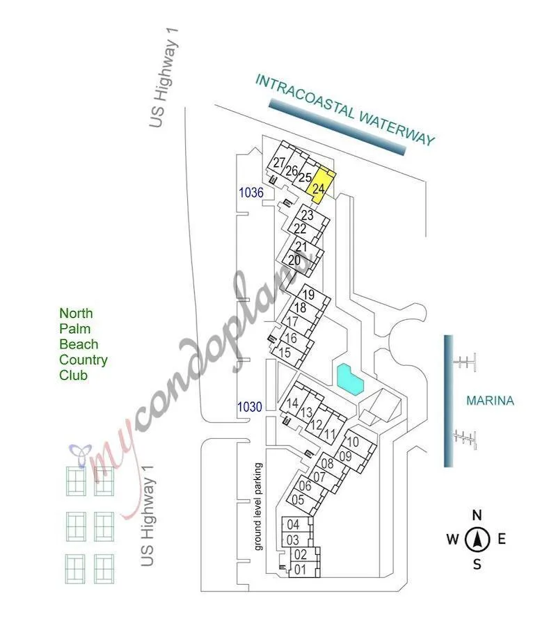 24 Stack in premier position directly on the Intracoastal