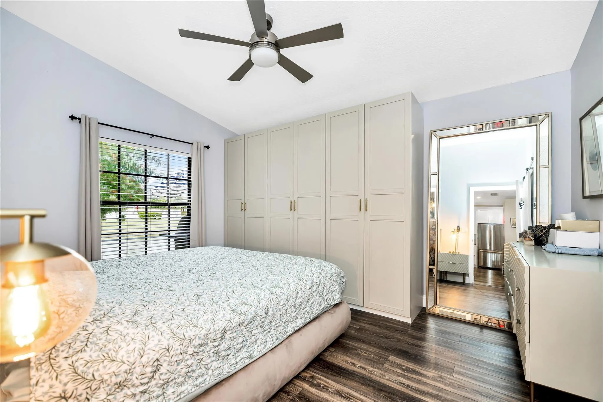 Enjoy your backyard garden view and the water from the Primary bedroom!