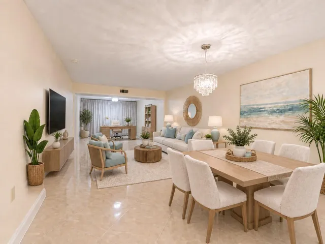 Living dining office
