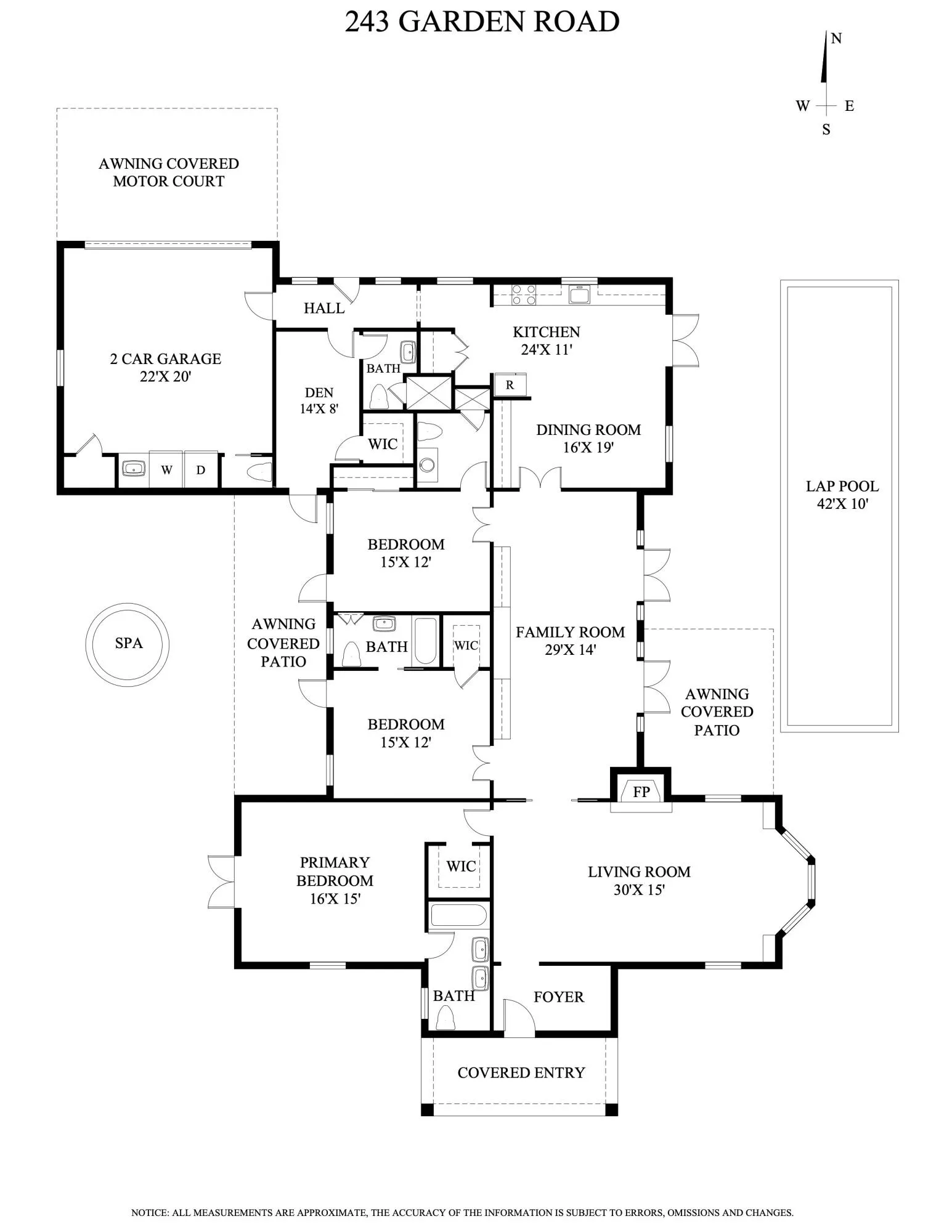 243 Garden Rd Floorplan