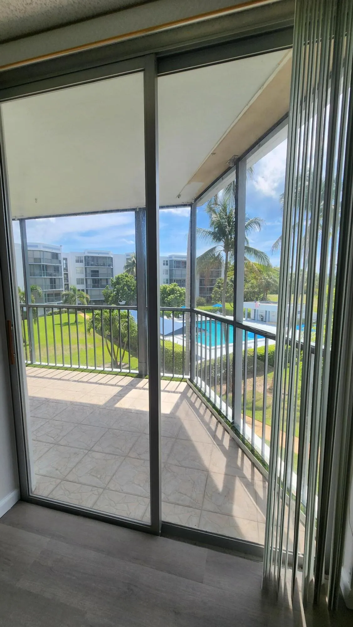 Access to patio