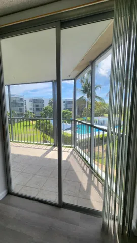 Access to patio