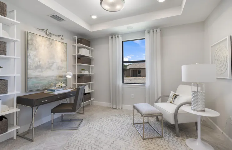 Photos are from a furnished model. Options for this home may vary