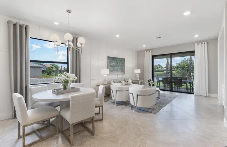 Photos are from a furnished model. Options for this home may vary