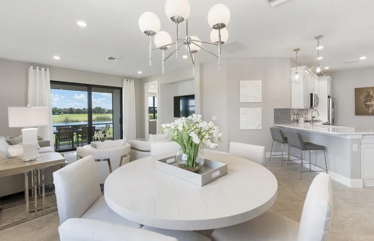 Photos are from a furnished model. Options for this home may vary