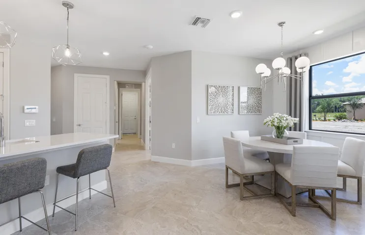 Photos are from a furnished model. Options for this home may vary