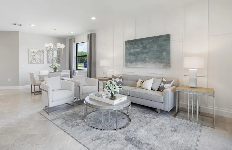 Photos are from a furnished model. Options for this home may vary