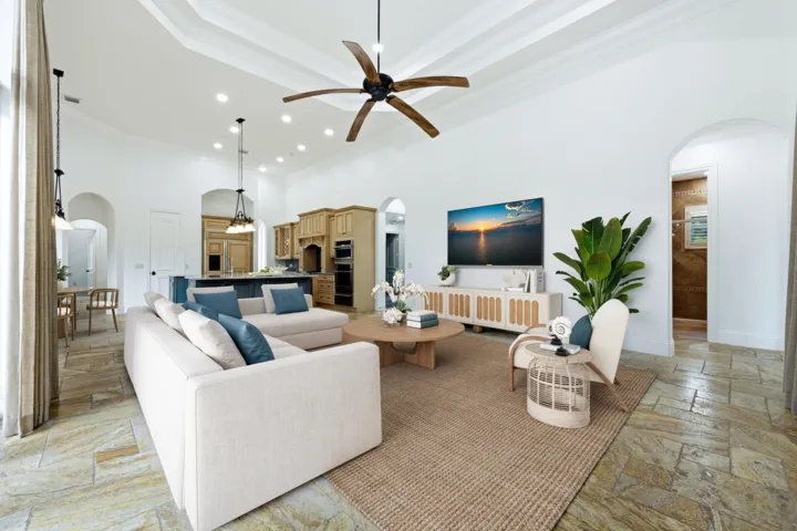 VIRTUAL STAGED FAMILY ROOM