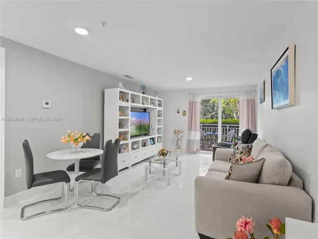 ample living and dining room