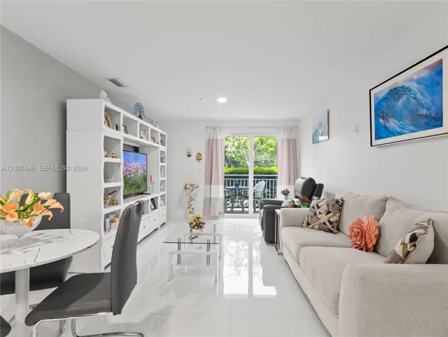 property located on first floor