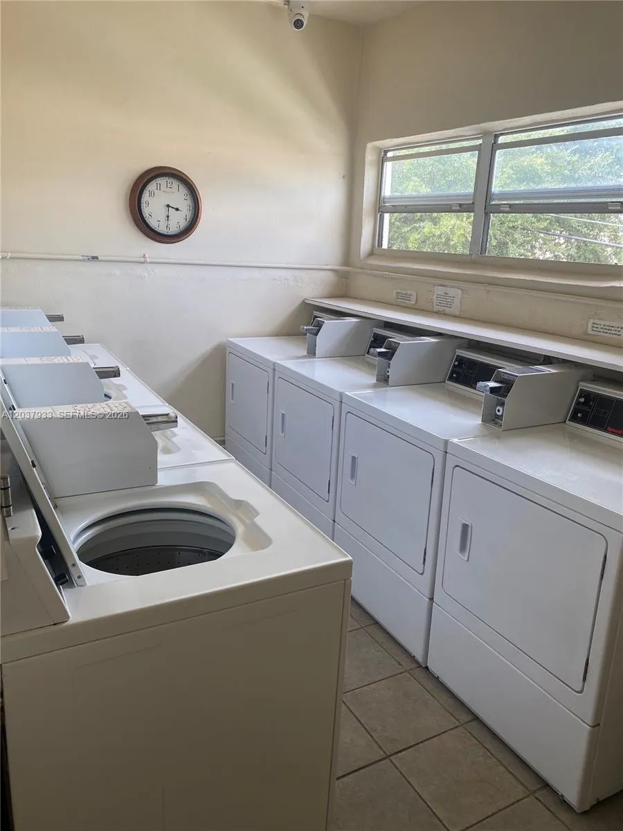 Community laundry on each floor