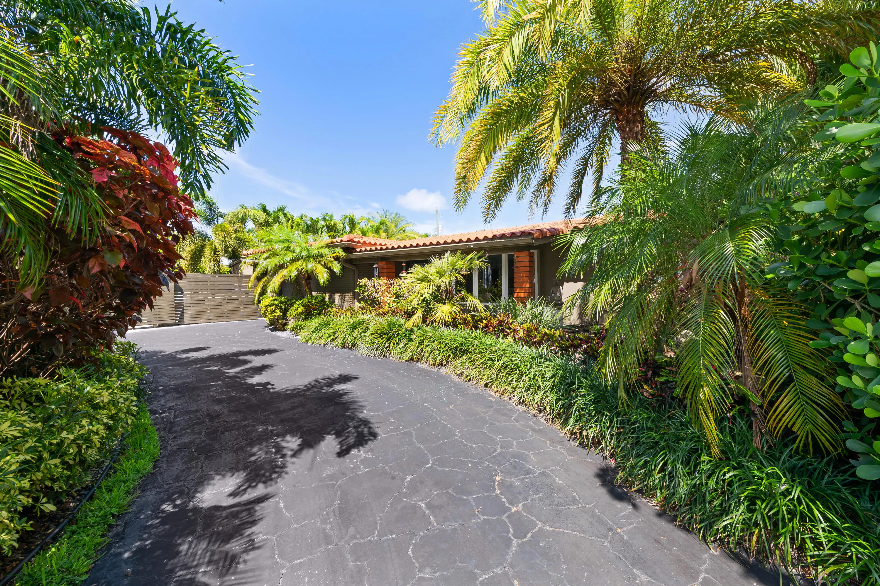 Front driveway