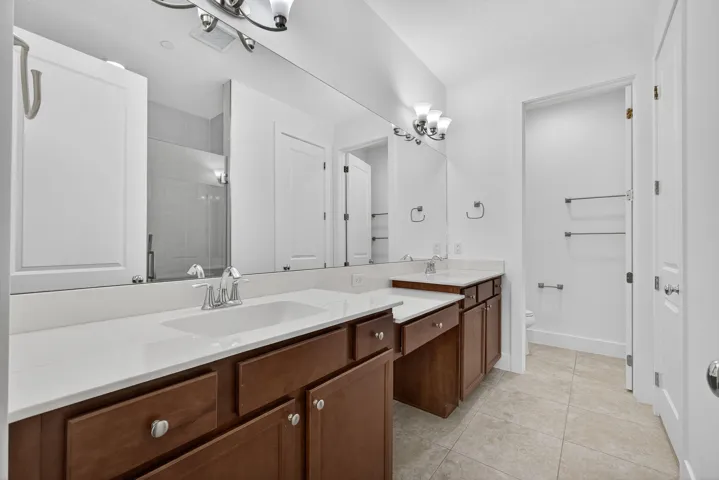 Primary Bathroom with dual sinks