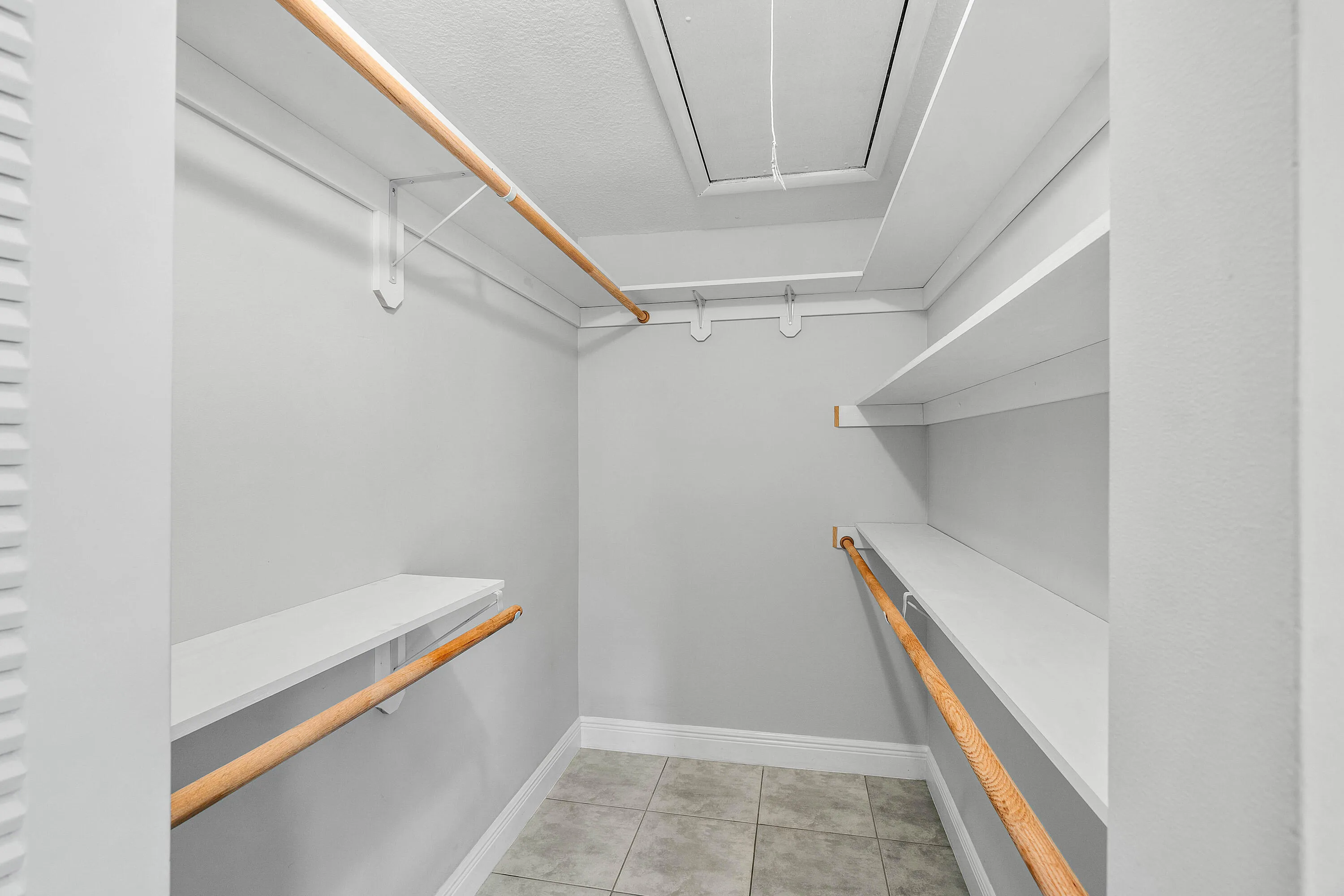Walk-In Closet in Primary Bedroom