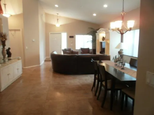 Living Area and Dining Room