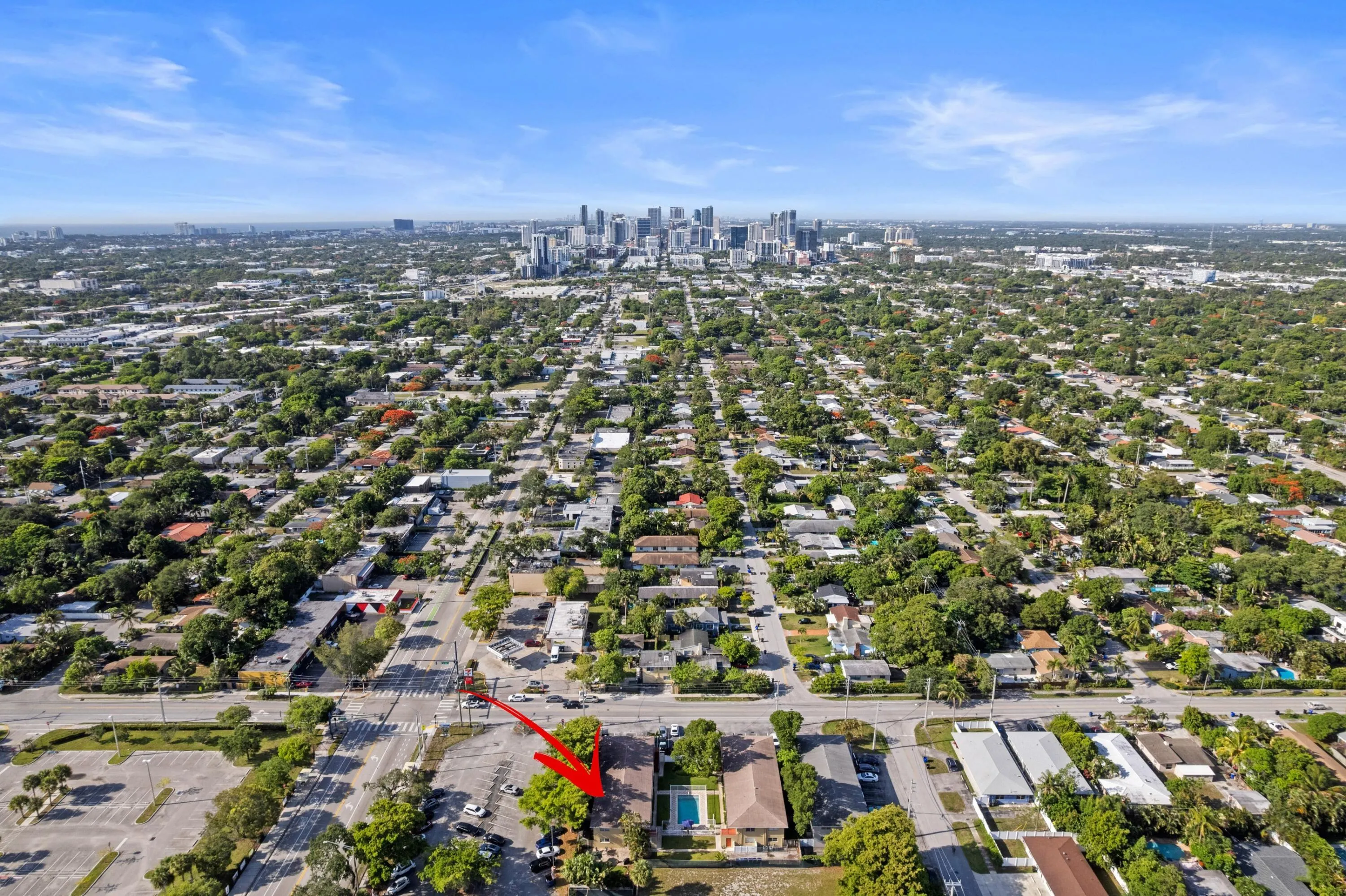 Aerial Neighborhood View