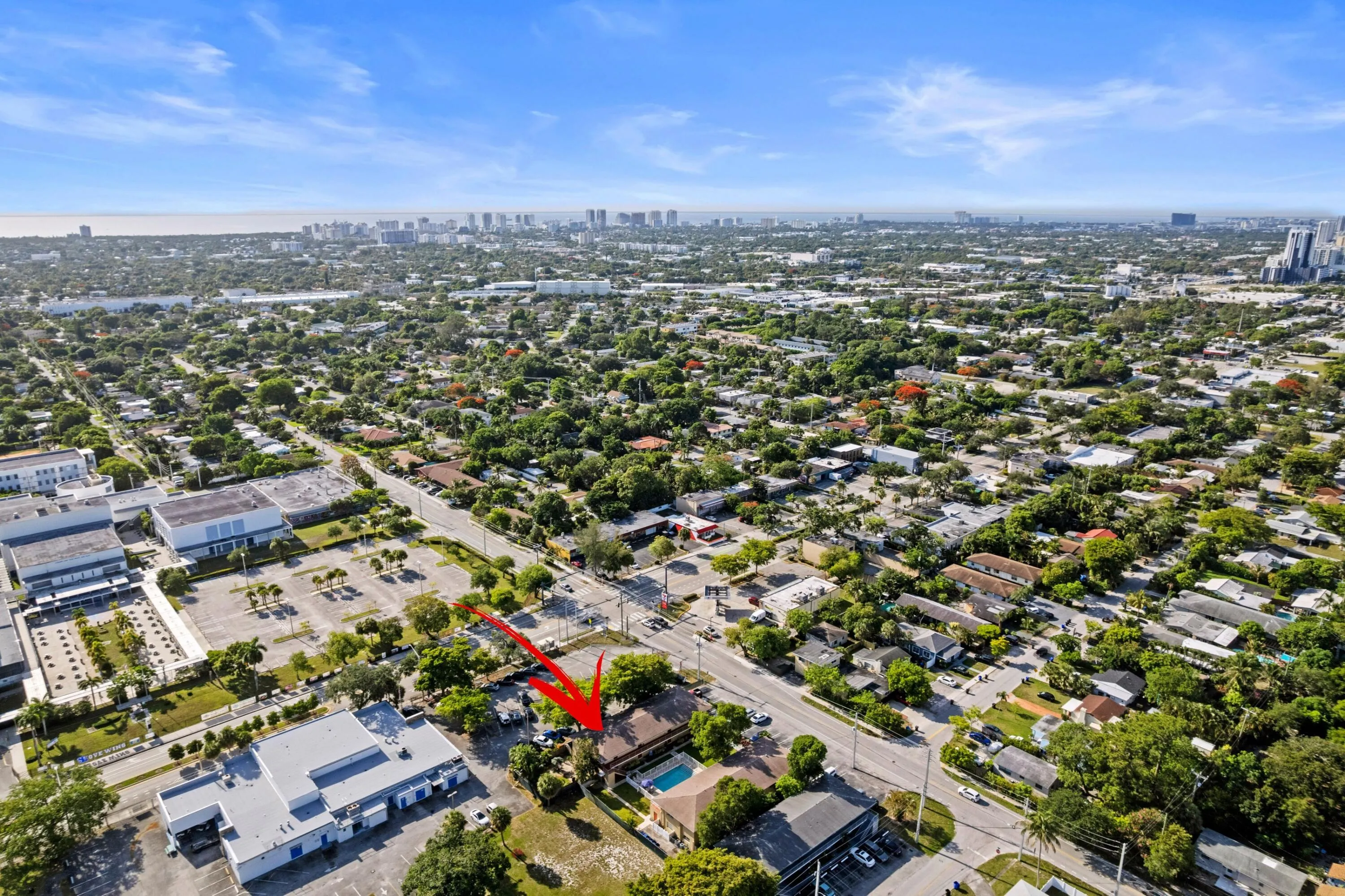 Aerial Neighborhood View