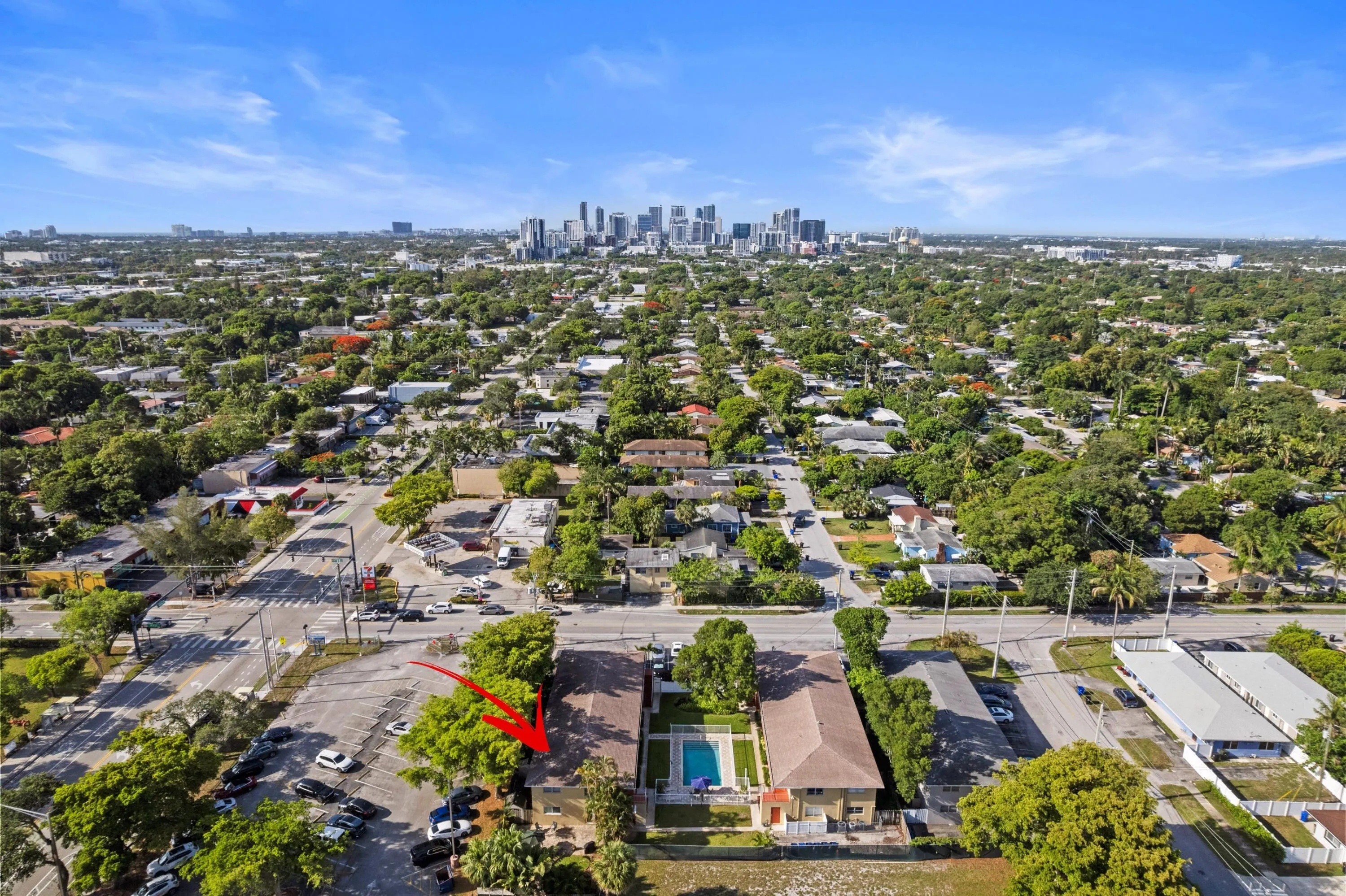 Aerial Neighborhood View