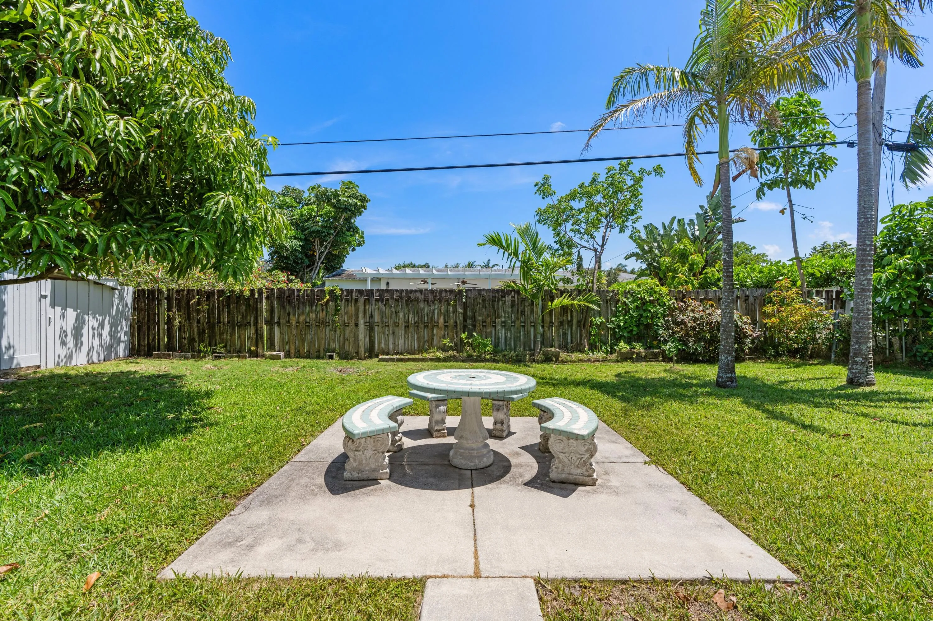 Backyard table/seating