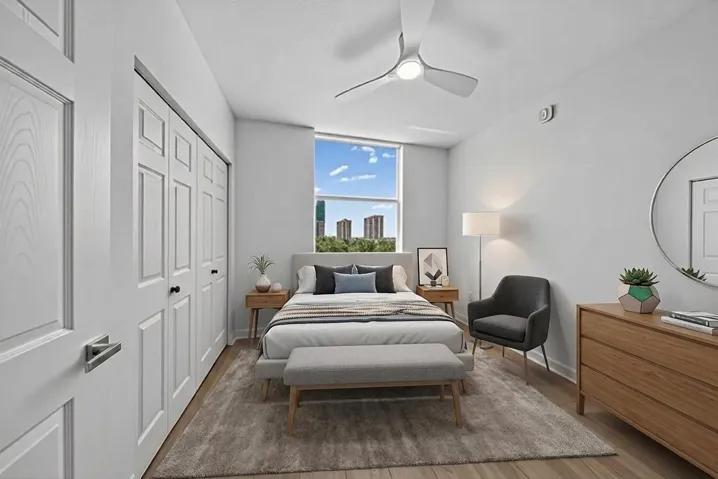 Staged Primary Bedroom