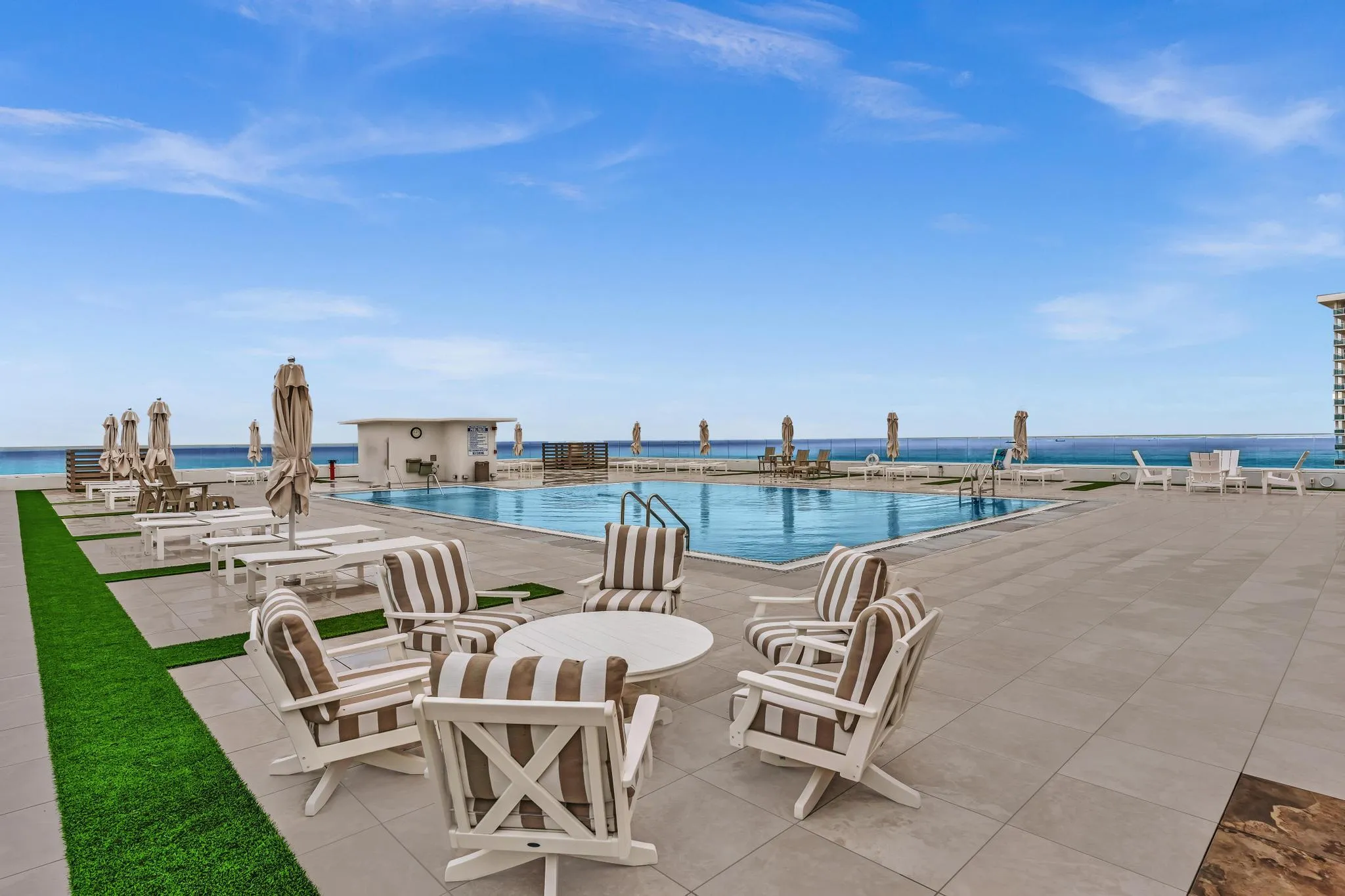 Plenty of Seating around the Pool Deck