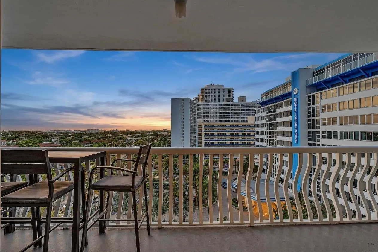 Sunset views from your balcony