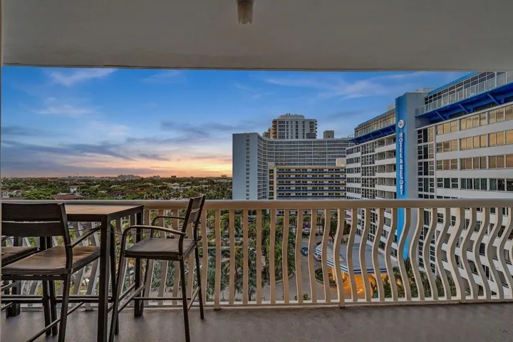 Sunset views from your balcony