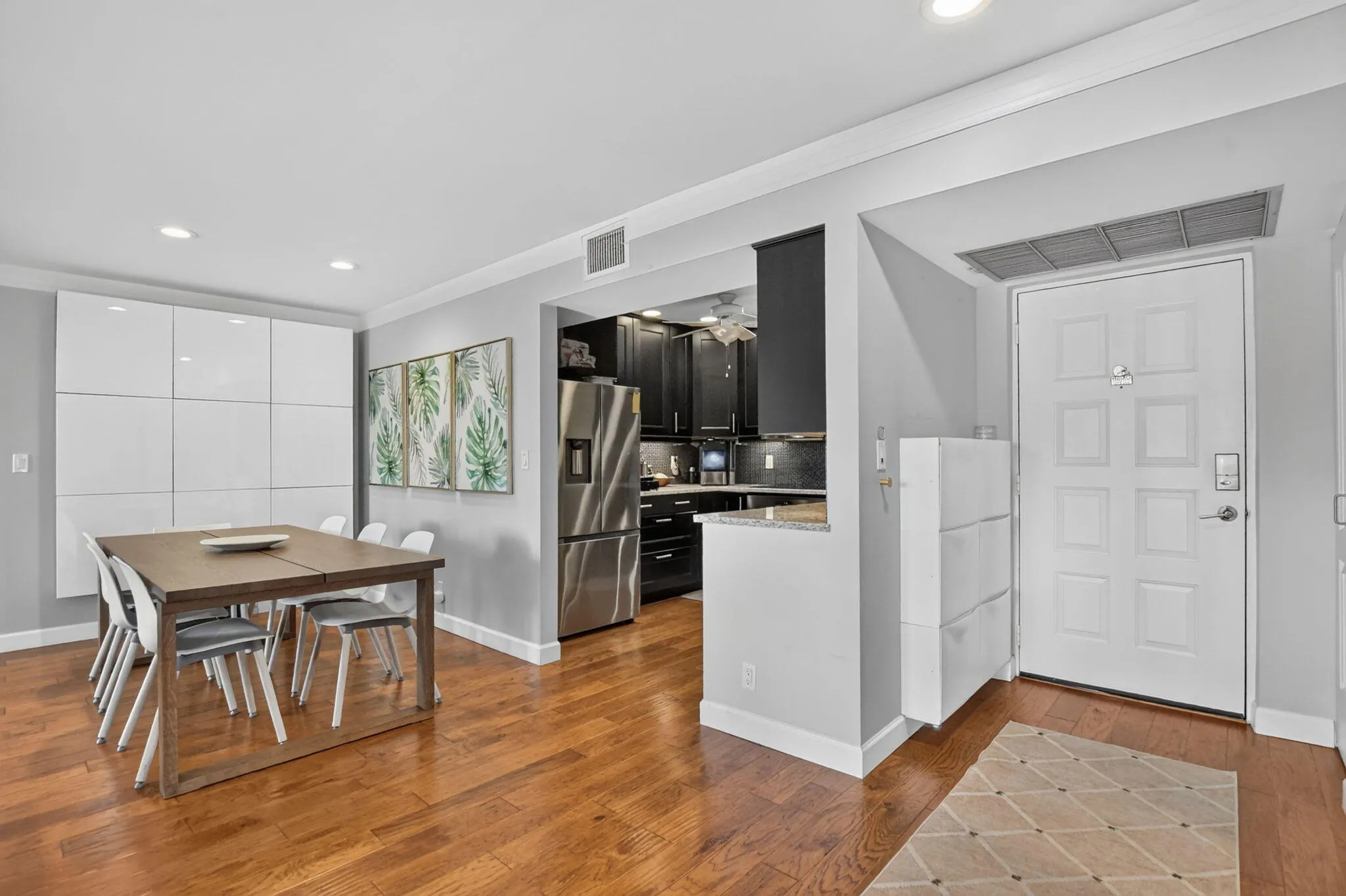 Opening to Kitchen & Dining Area