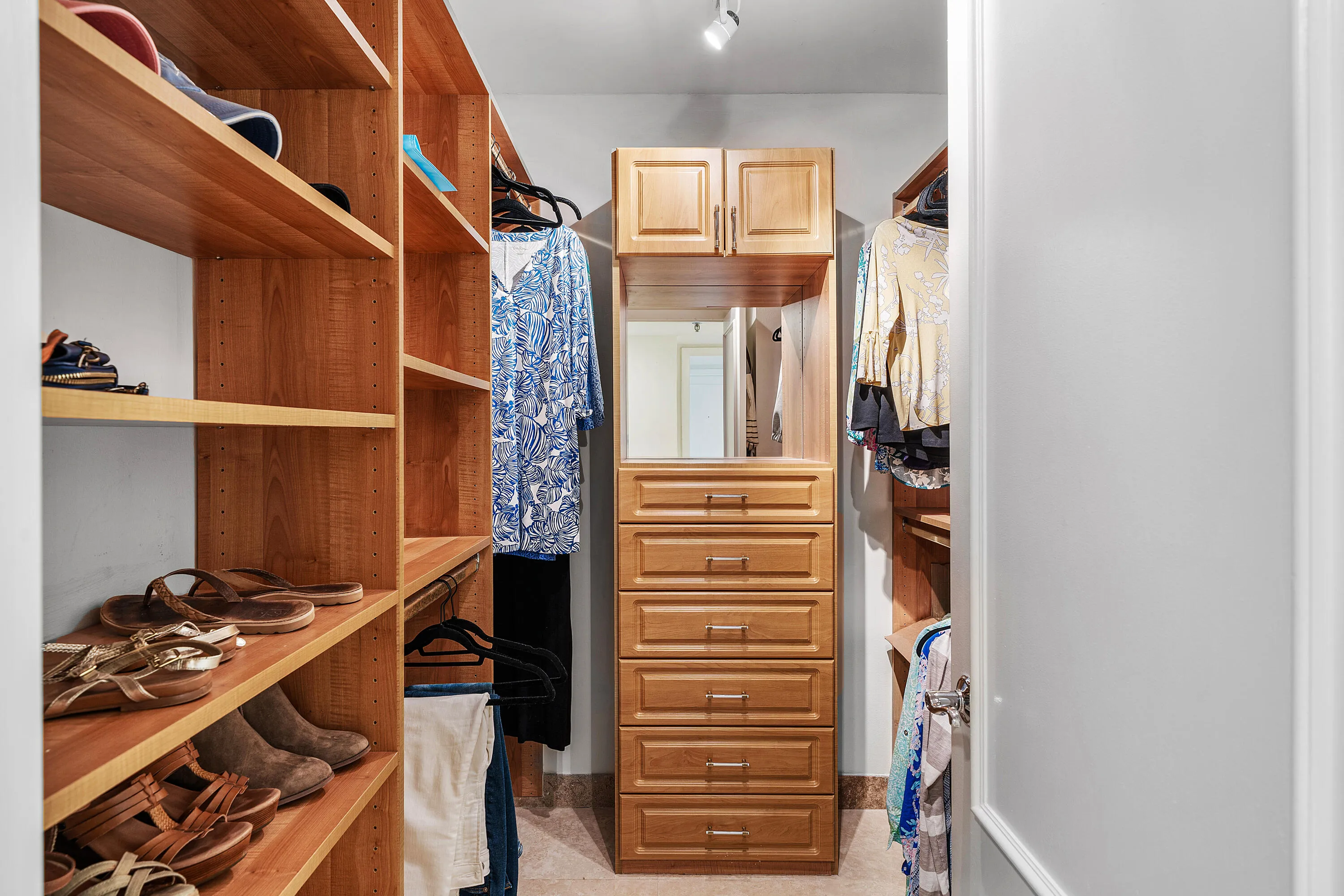 large custom closet