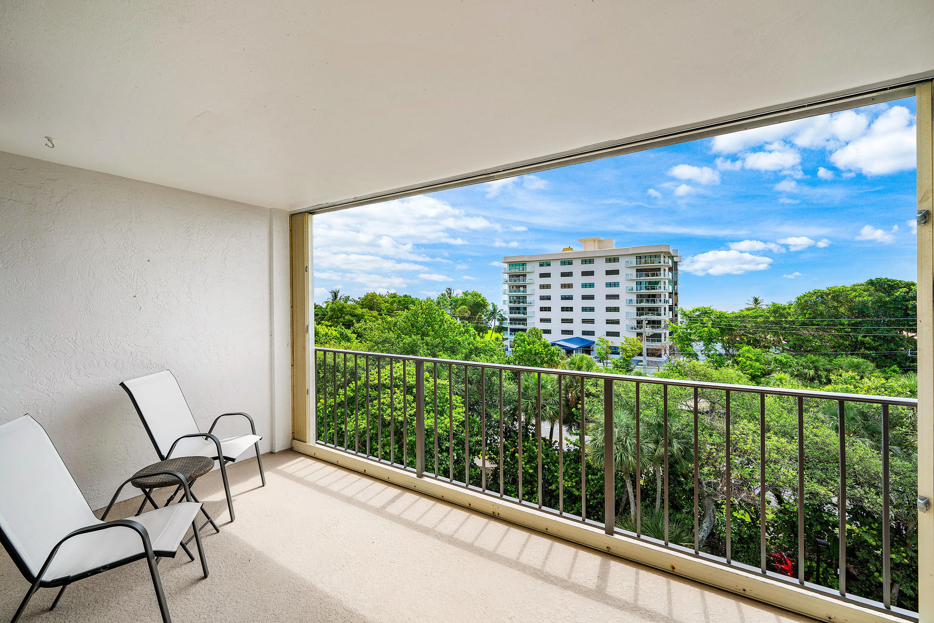 large,wide balcony