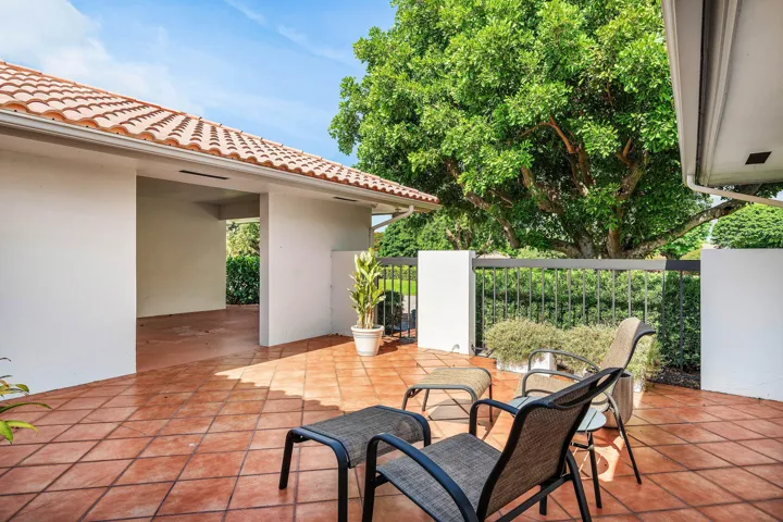 open patio