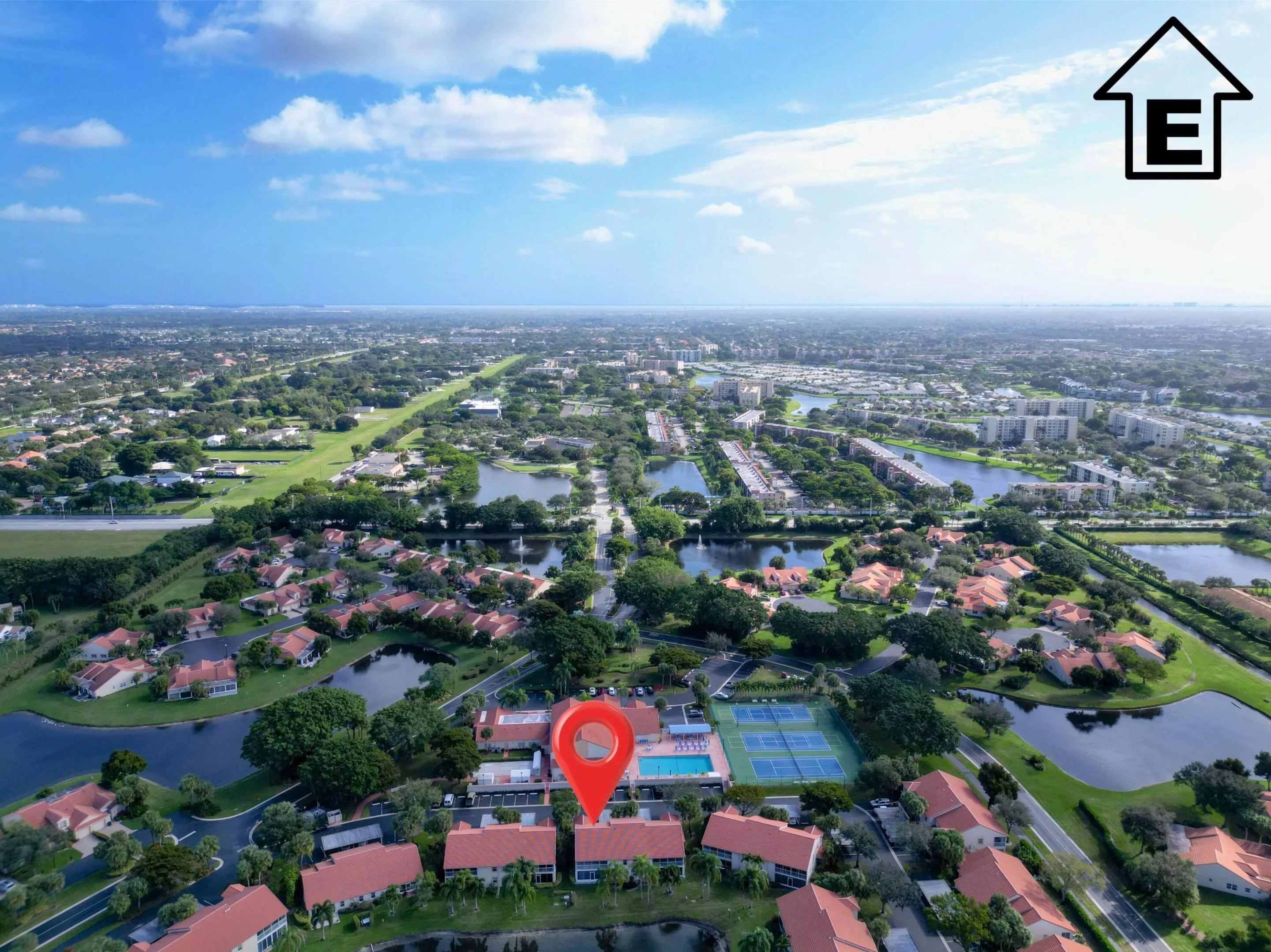 Panoramic to East