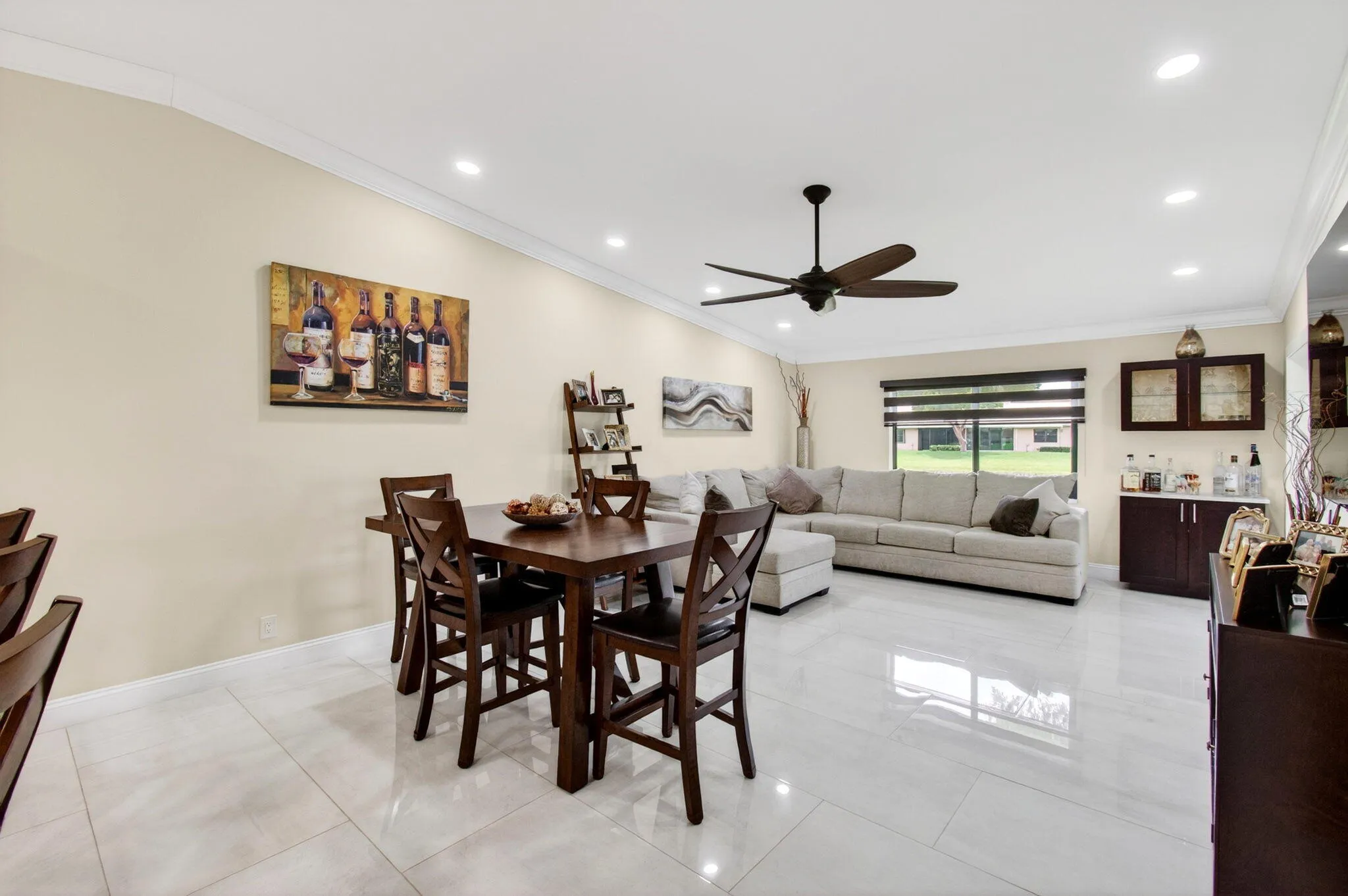 Dining and Living room