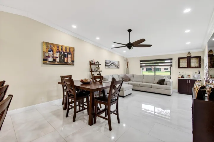 Dining and Living room