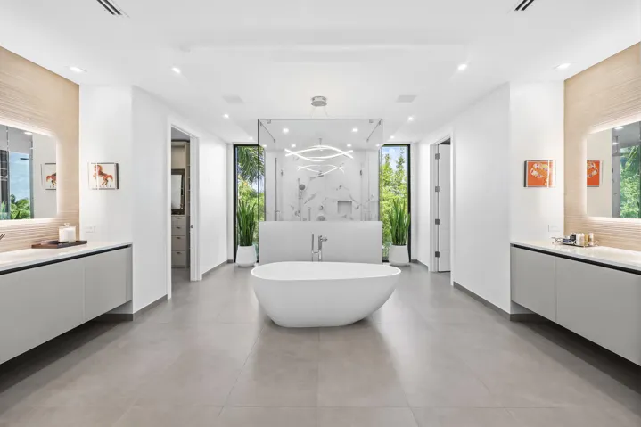His and Hers Sinks, Toilets & Closets.