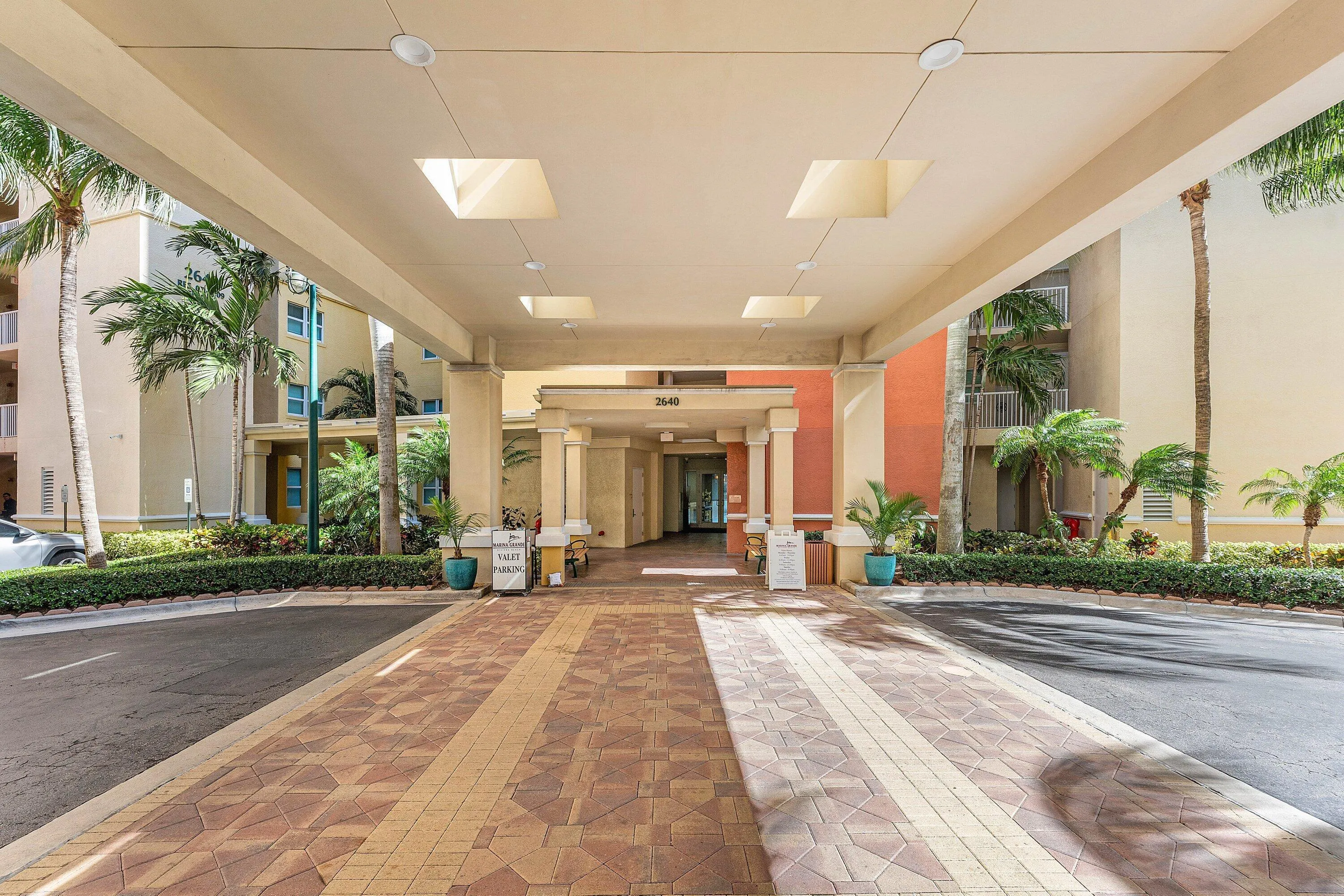 Welcoming Porte Cochere
