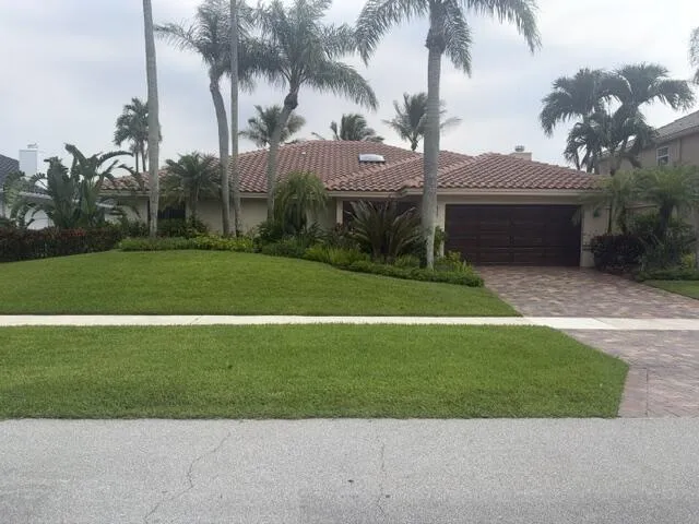 the front of the home