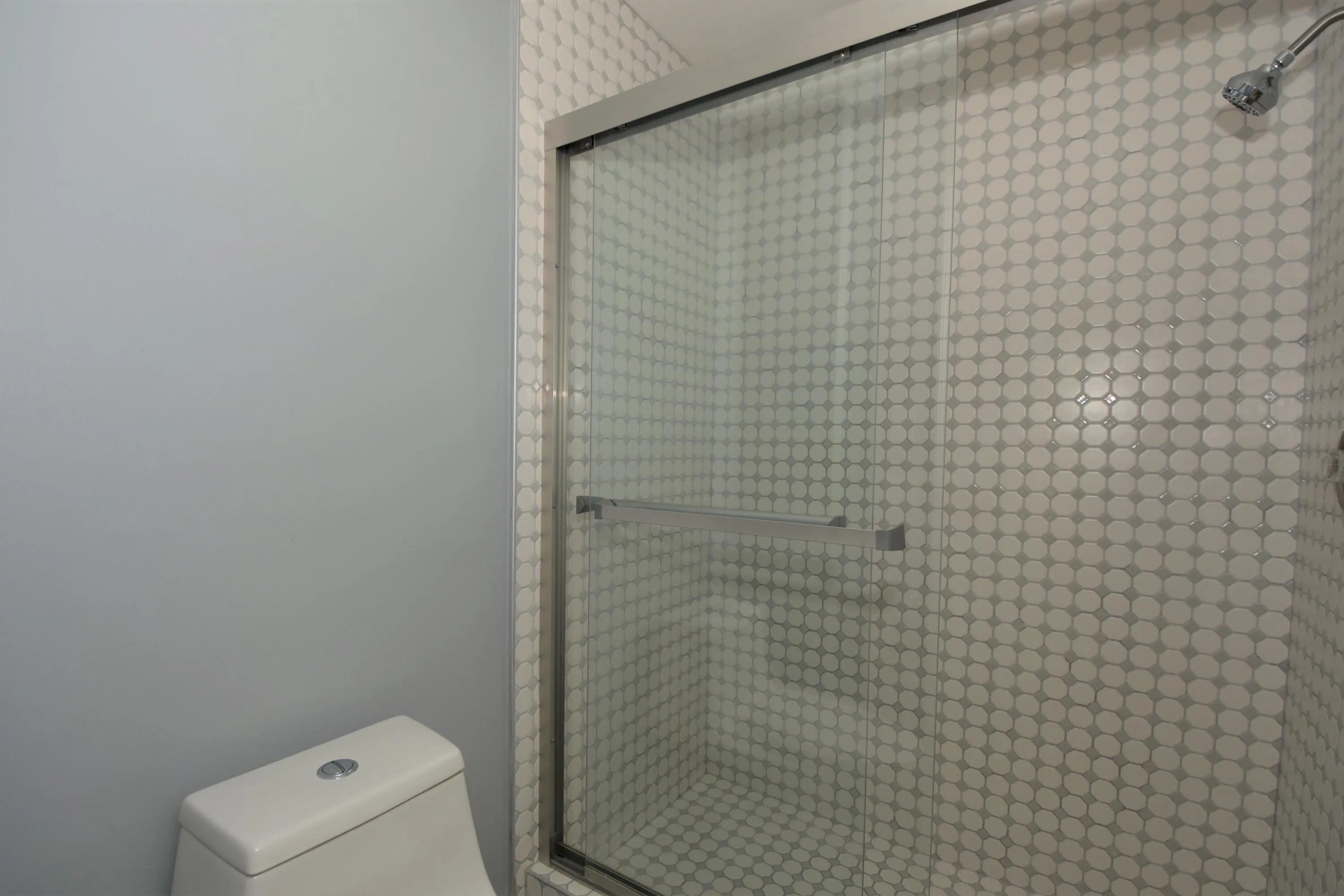 Glass Enclosed Shower