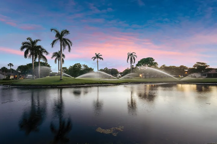 6th Hole by Night