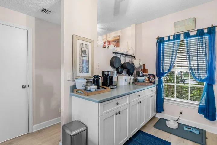 Extra counter and cabinets