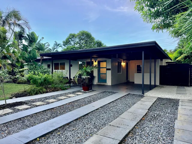 Large driveway