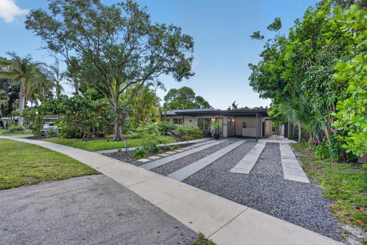 Large driveway