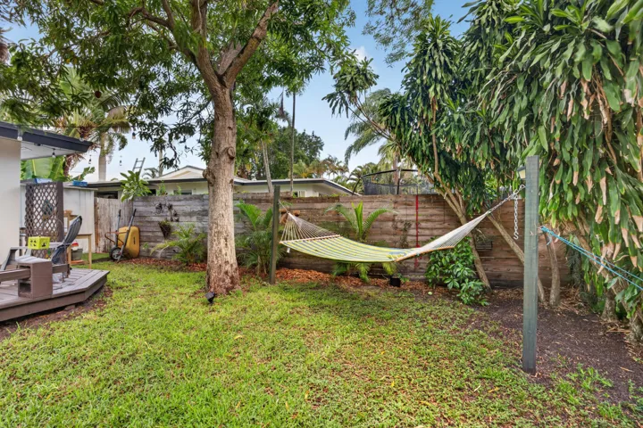 Large, peaceful backyard