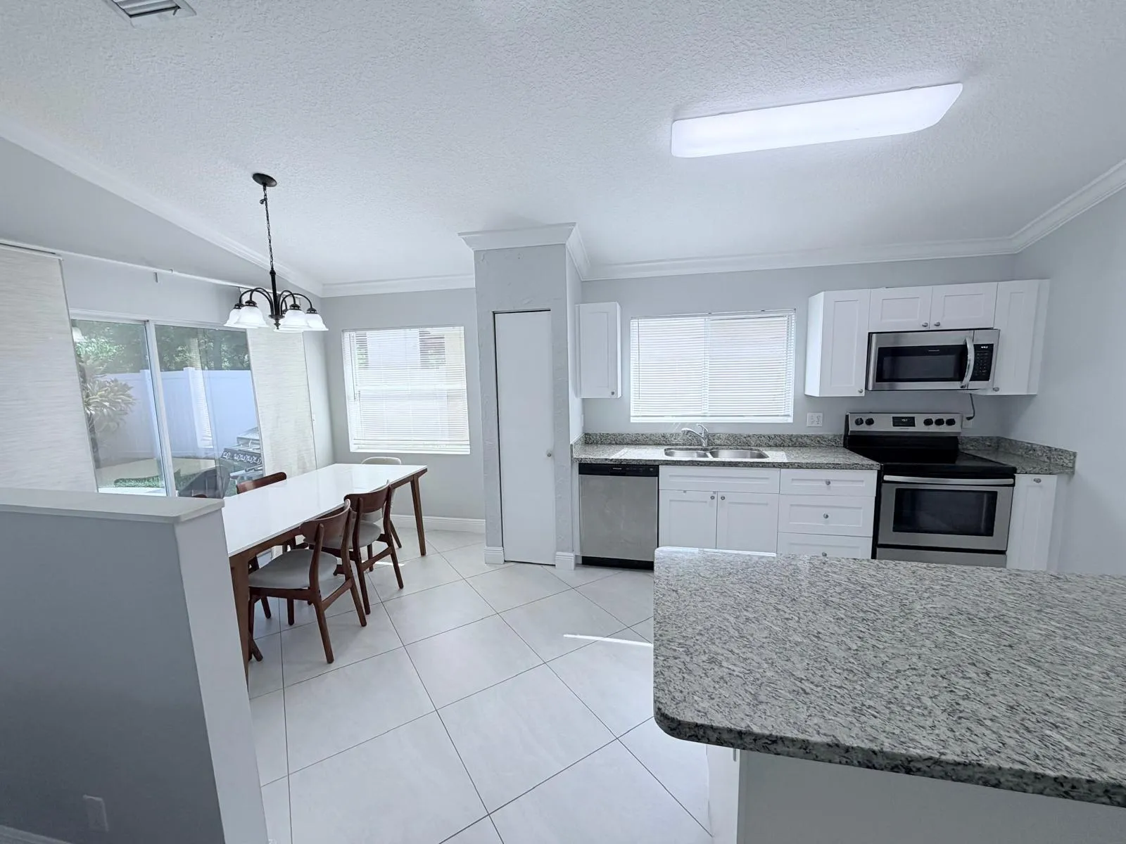 Kitchen and dining room