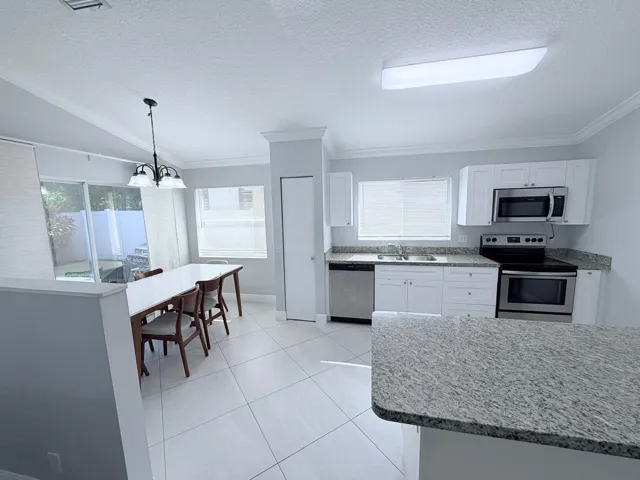 Kitchen and dining room