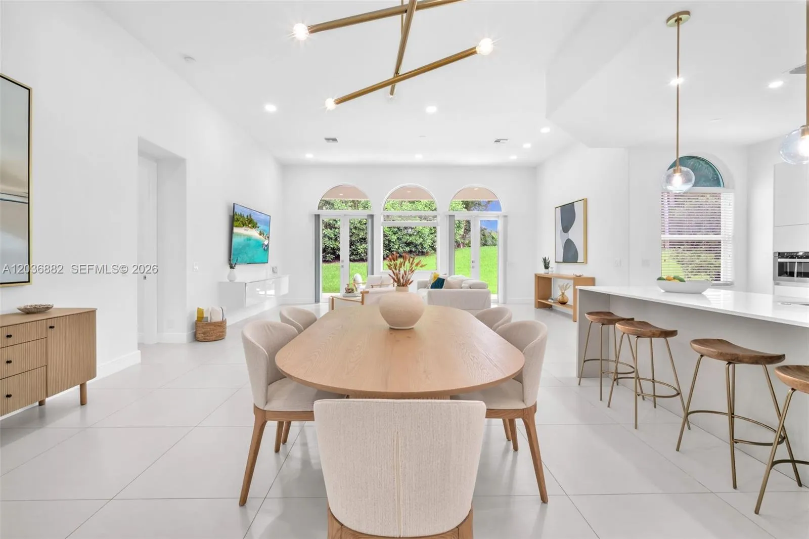 Wide open floor plan