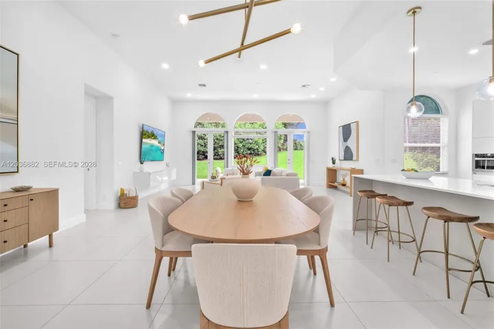 Wide open floor plan